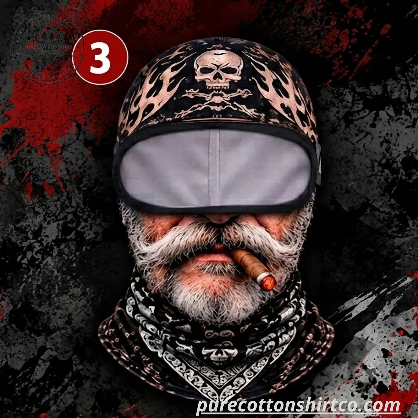Funny 3D Printed Ski Balaclava Mask - Novelty Full Face Cover Headwear (Choose Style Mask) 14 Funny 3D Printed Ski Balaclava Mask - Novelty Full Face Cover Headwear (Choose Style Mask)
