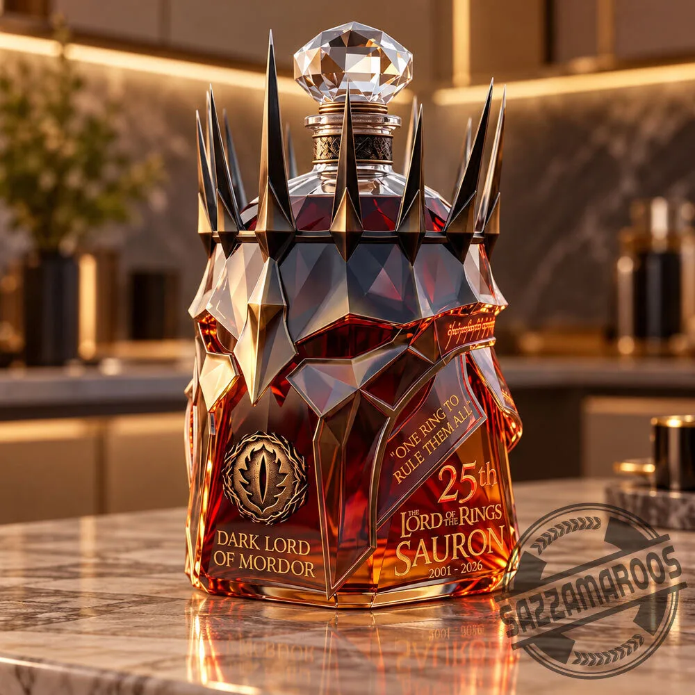 The Lord of the Rings 25th Anniversary Sauron Whiskey Decanter 4 The Lord of the Rings 25th Anniversary Sauron Whiskey Decanter