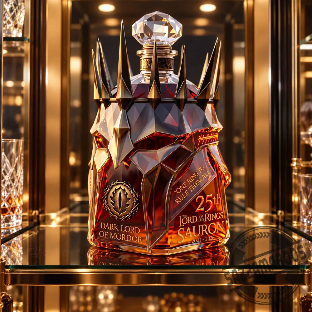 The Lord of the Rings 25th Anniversary Sauron Whiskey Decanter 5 The Lord of the Rings 25th Anniversary Sauron Whiskey Decanter