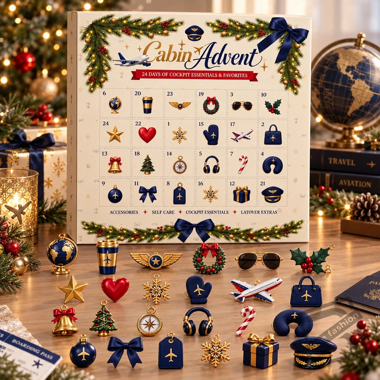 Cabin Crew Advent Calendar 24 Days of Aviation Essentials