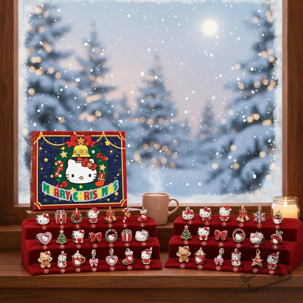 Hello Kitty Christmas Advent Calendar 2026 – Jewelry Charm Set 4 Hello Kitty Christmas Advent Calendar 2026 – Jewelry Charm Set product view