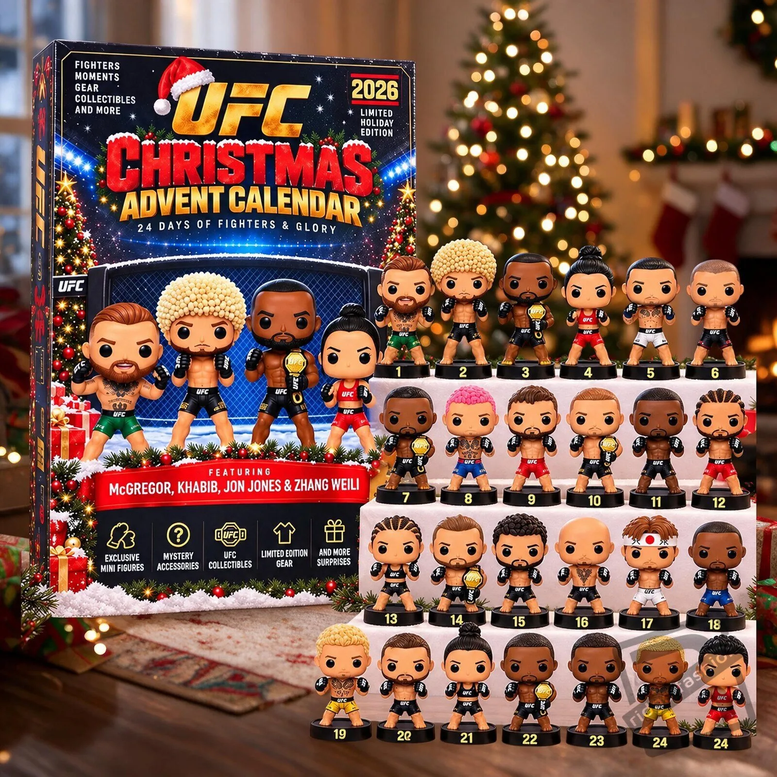 UFC Fighters & Glory Advent Calendar 5 UFC Fighters & Glory Advent Calendar product view