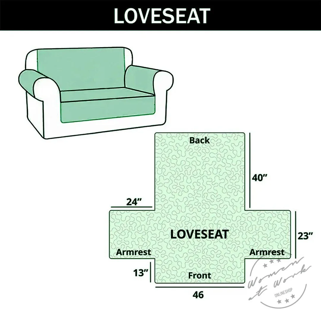 Colorful Sheep Frolic Quilted Sofa Cover for Living Room Decor 12 Colorful Sheep Frolic Quilted Sofa Cover for Living Room Decor