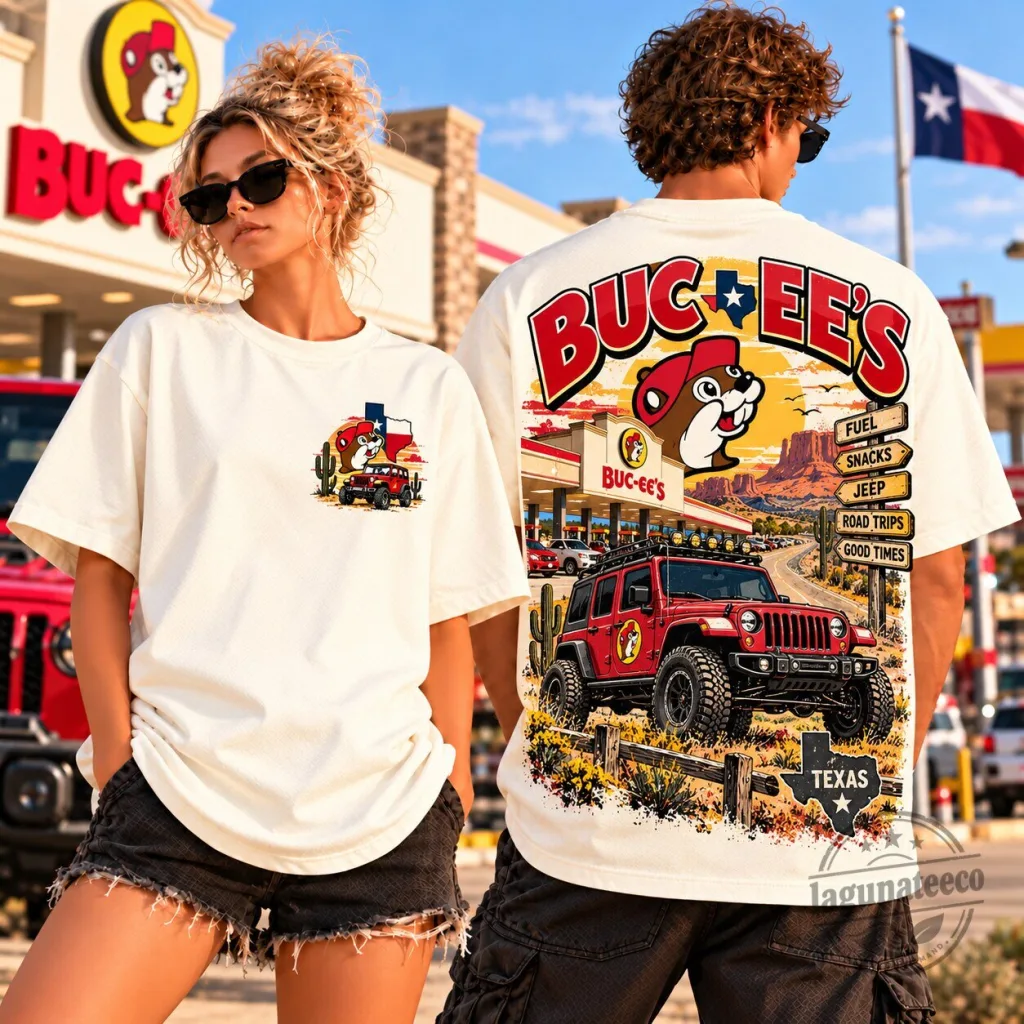 Buc-ee's Texas Road Trip Jeep Adventure T-Shirt Buc-ee's Texas Road Trip Jeep Adventure T-Shirt
