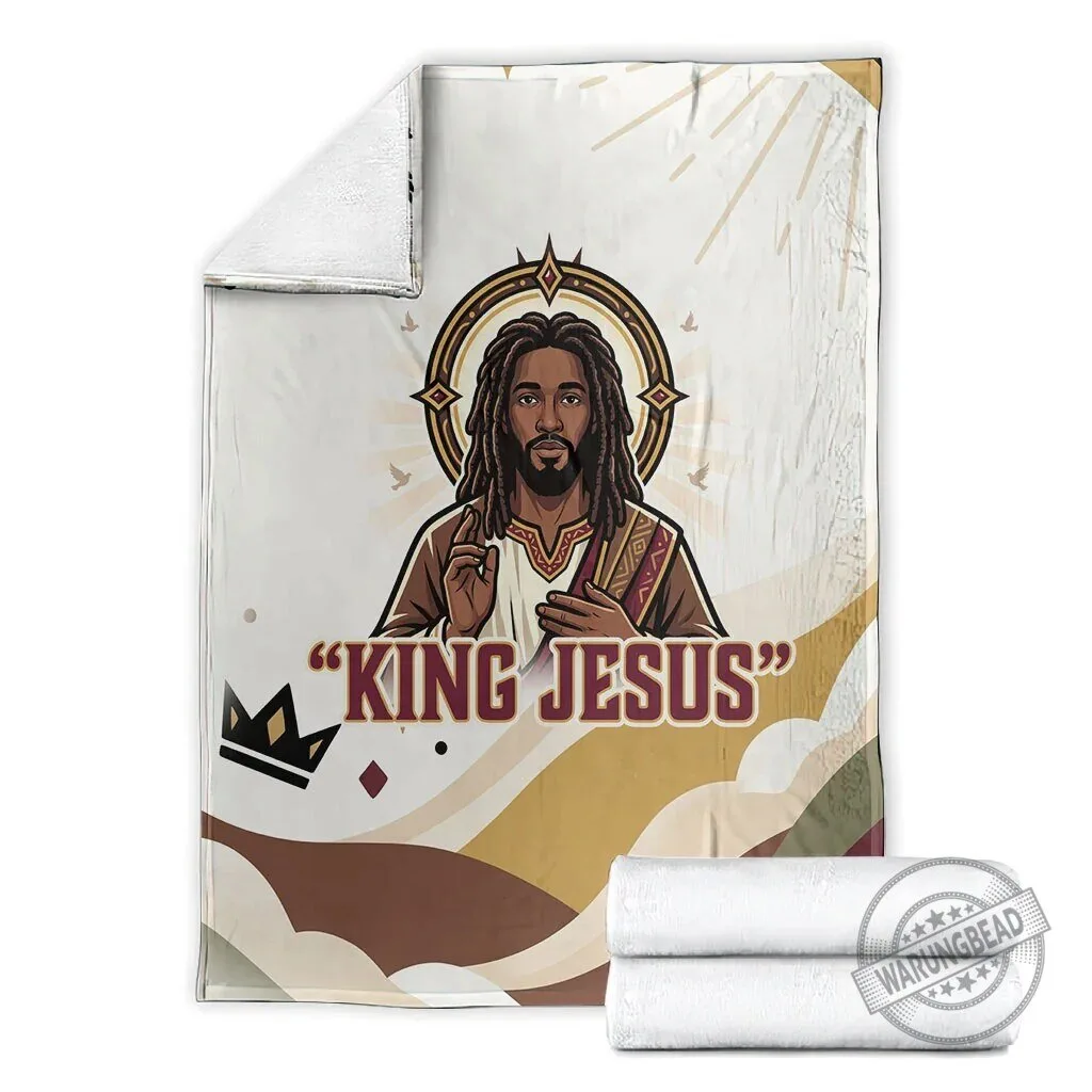 King Jesus African Black Christ Religious Christian Faith Holy Cross Dove Blanket 5 King Jesus African Black Christ Religious Christian Faith Holy Cross Dove Blanket