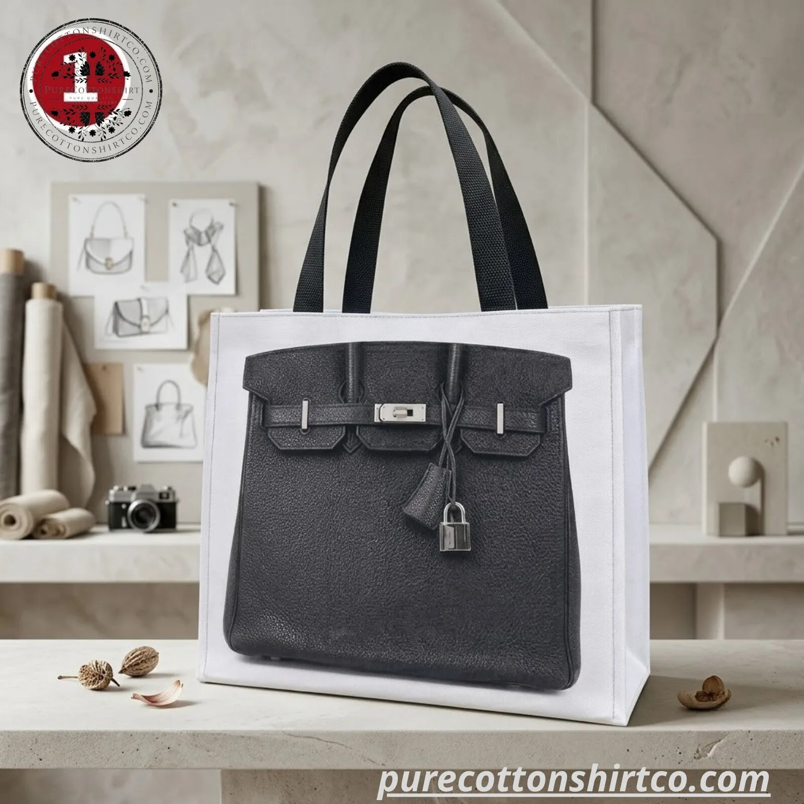 3D Luxury Handbag Graphic Printed Canvas Tote Bag (Choose Style bag) 14 3D Luxury Handbag Graphic Printed Canvas Tote Bag (Choose Style bag)