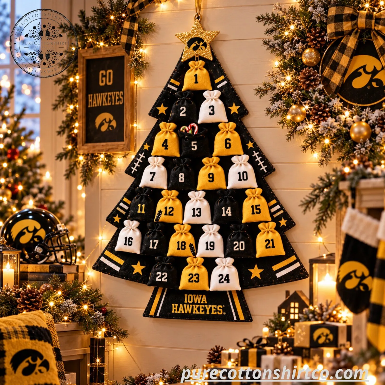 Iowa Hawkeyes Advent Calendar 2026 – 24 Collectible Miniatures Christmas Countdown Box 9 Iowa Hawkeyes Advent Calendar 2026 – 24 Collectible Miniatures Christmas Countdown Box