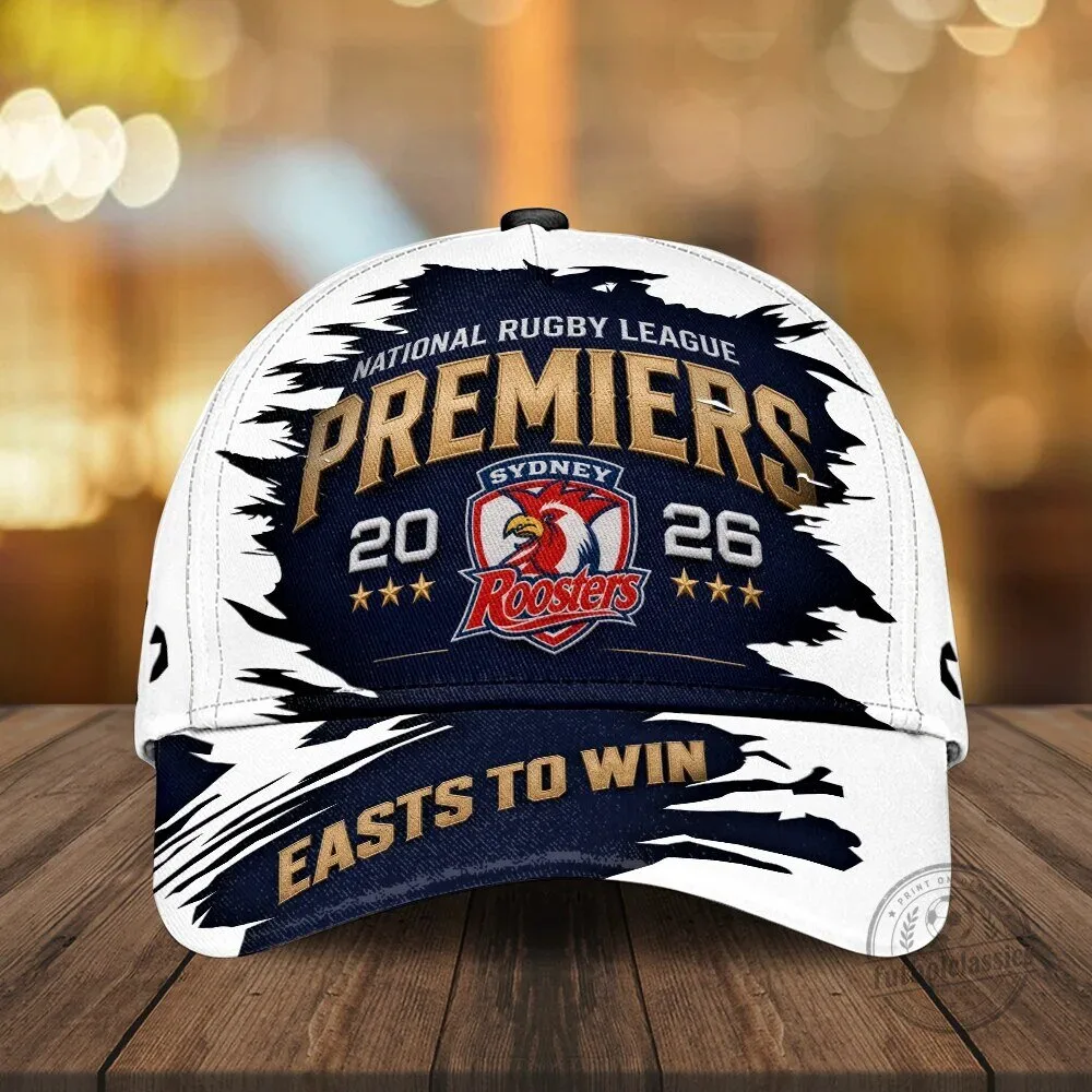 Commemorative Hat for the 2026 National Rugby League Premiers - Sydney Roosters