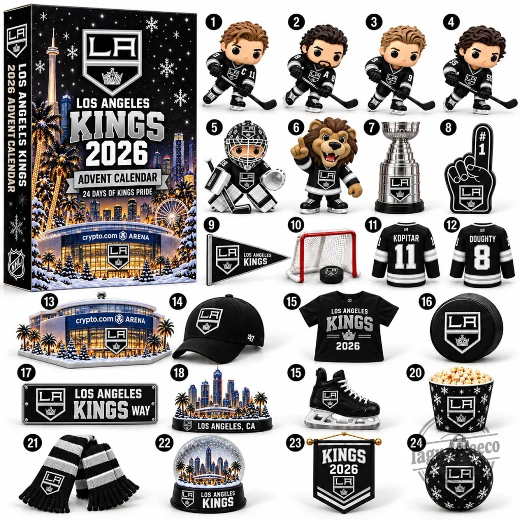 Los Angeles Kings 2026 Game Day Surprise Countdown Advent Calendar Los Angeles Kings 2026 Game Day Surprise Countdown Advent Calendar 2D