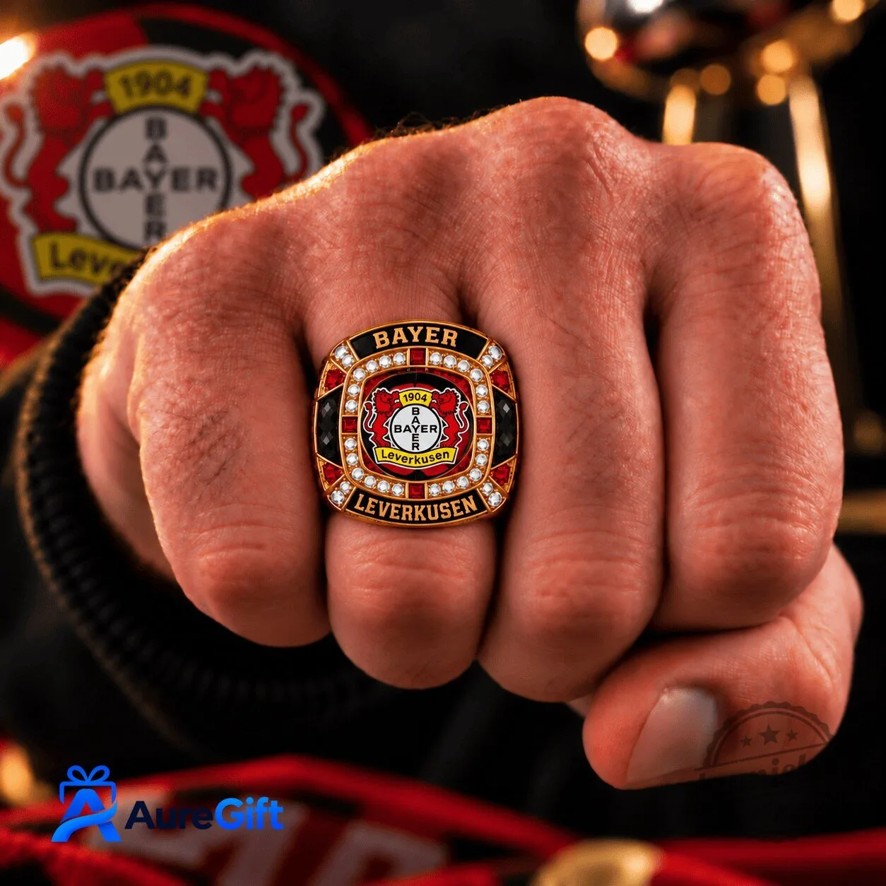 Bayer Leverkusen Bundesliga Matchday Soccer Team Championship Ring