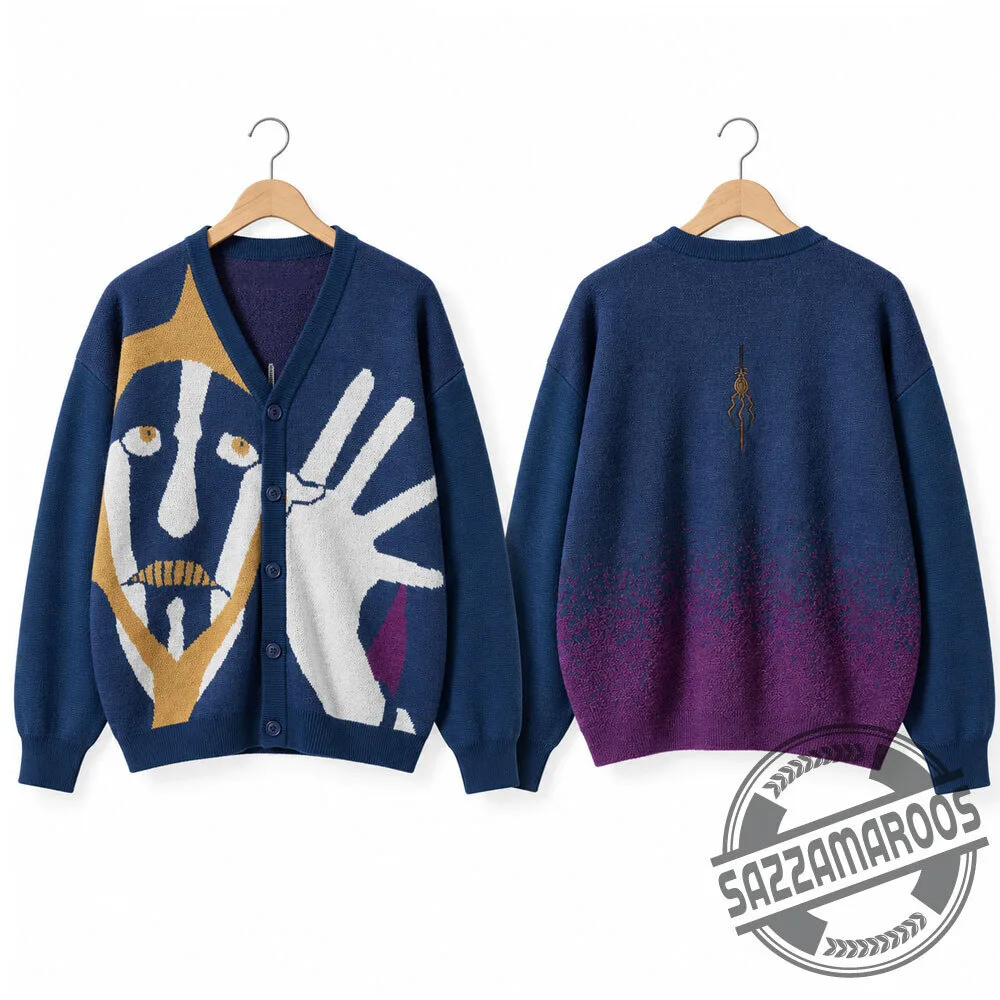 Graniph x BLEACH Mayuri Kurotsuchi Ashisogi Jizo Knit Cardigan Sweater 3 Graniph x BLEACH Mayuri Kurotsuchi Ashisogi Jizo Knit Cardigan Sweater