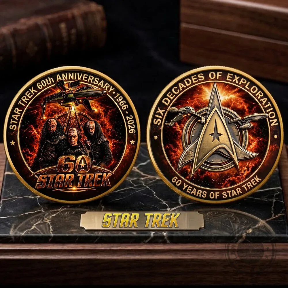 Star Trek 60th Anniversary 1966-2026 Commemorative Challenge Coin