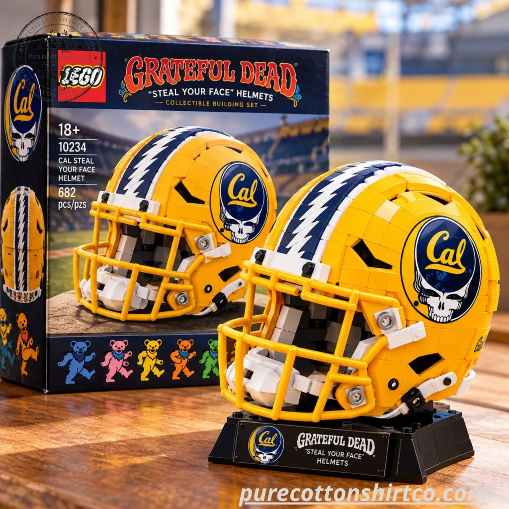 LEGO Cal Unveils x Grateful Dead “Steal Your Face” Helmets LEGO Cal Unveils x Grateful Dead “Steal Your Face” Helmets