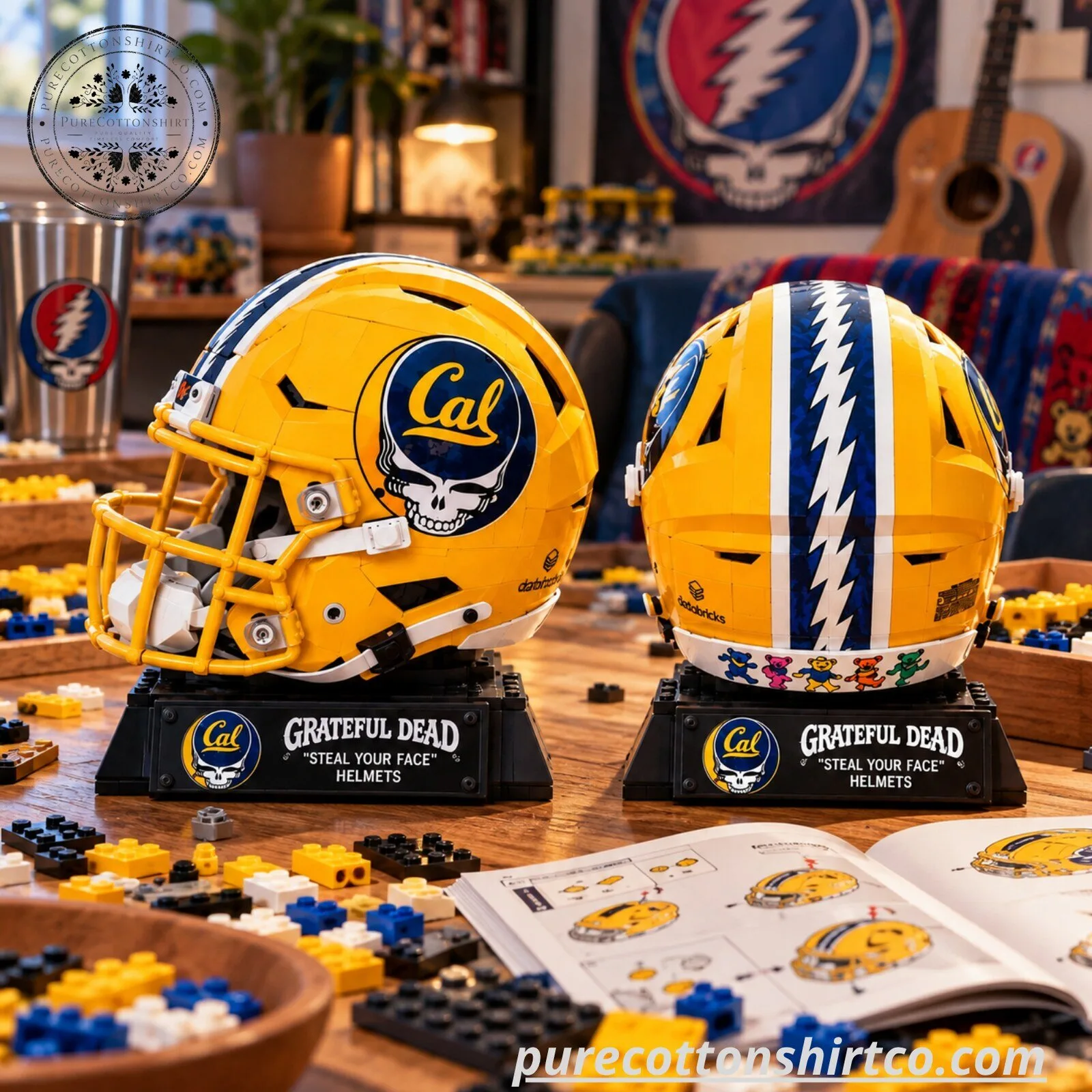 LEGO Cal Unveils x Grateful Dead “Steal Your Face” Helmets 3 LEGO Cal Unveils x Grateful Dead “Steal Your Face” Helmets