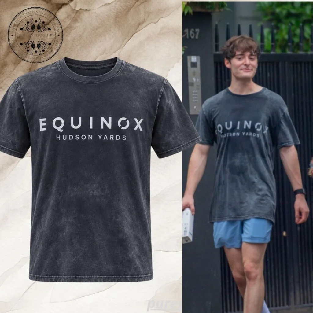 Noah Schnapp Equinox Hudson Yards Wash Shirt
