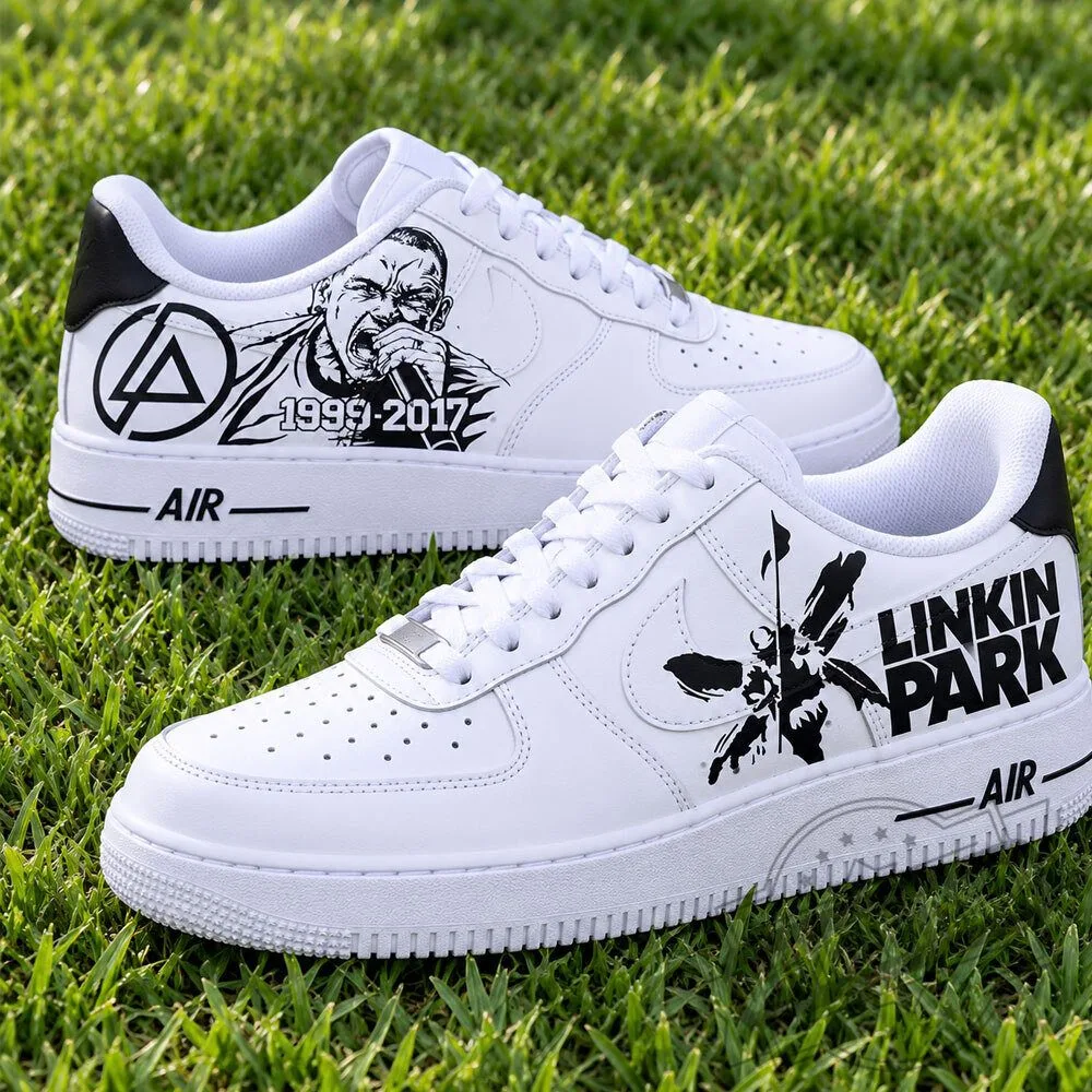 Linkin Park Chester Bennington Tribute Nike Air Force Sneakers Shoes