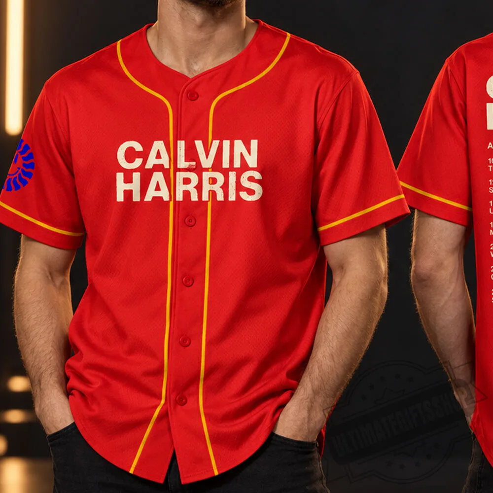 Calvin Harris 2027 North America Tour Baseball Jersey
