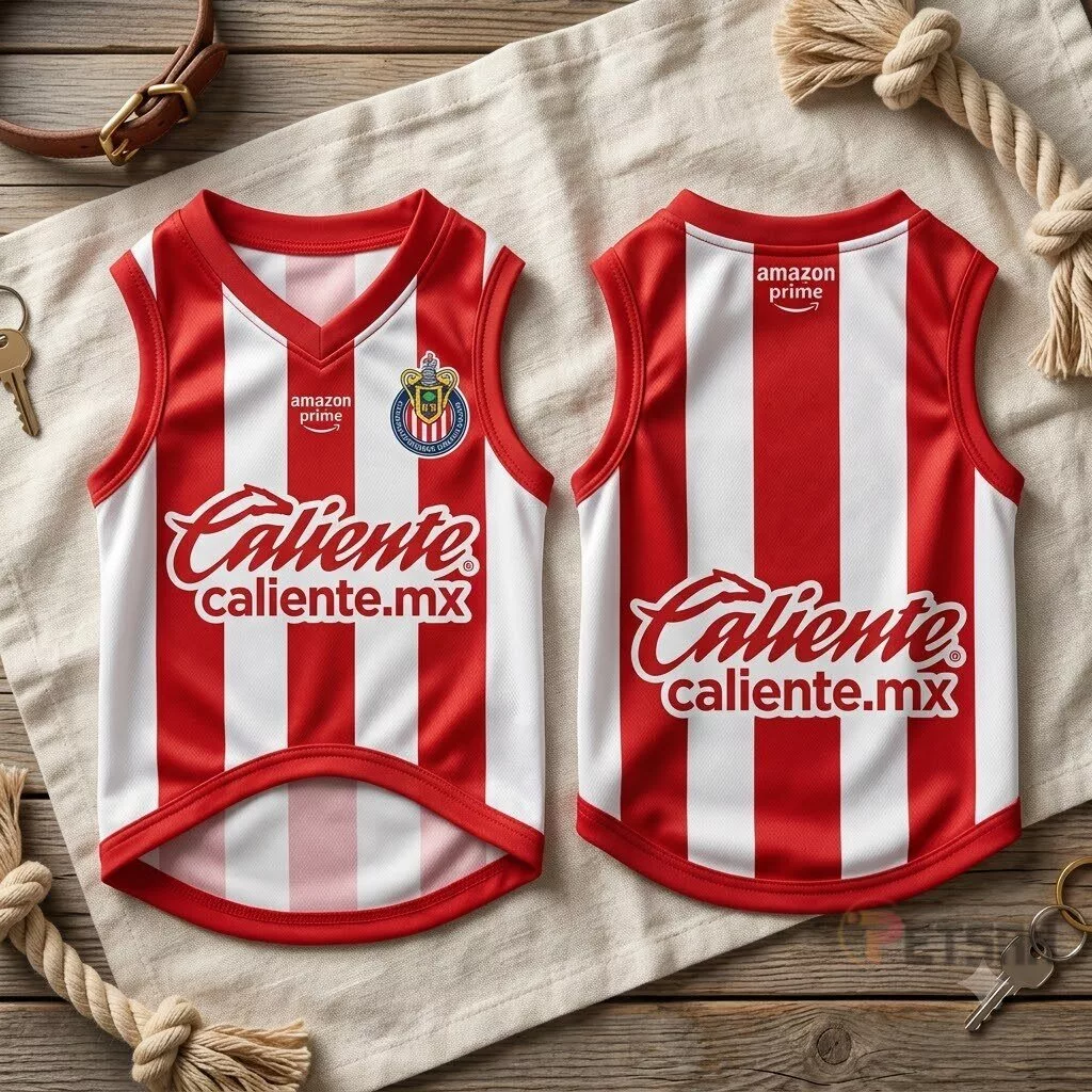 Personalized LIGA MX 2026-27 Pet Jersey Shirt for Dogs and Cat 3 Personalized LIGA MX 2026-27 Pet Jersey Shirt for Dogs and Cat