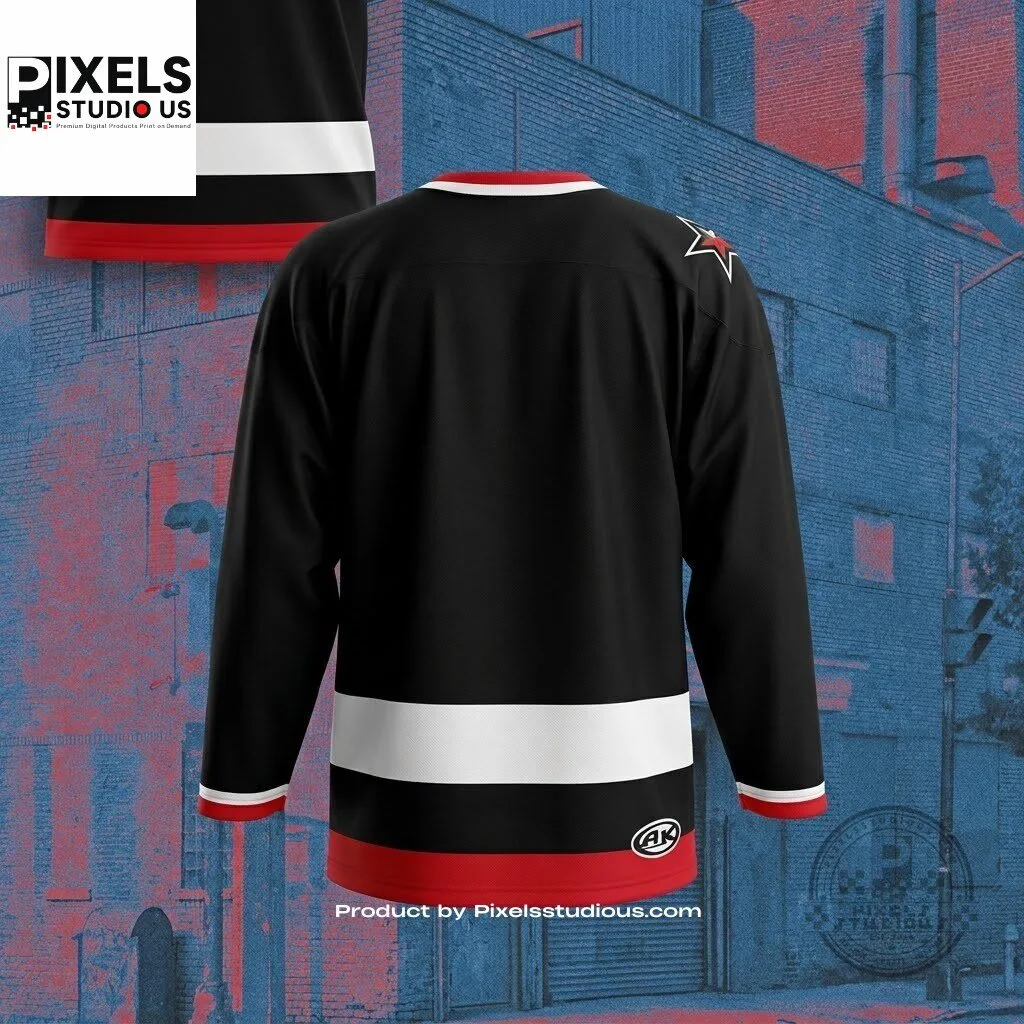 Limited Edition 9:30 Club Hockey Jersey 6 Limited Edition 9:30 Club Hockey Jersey 3D shirt or sports jersey with all-over print design