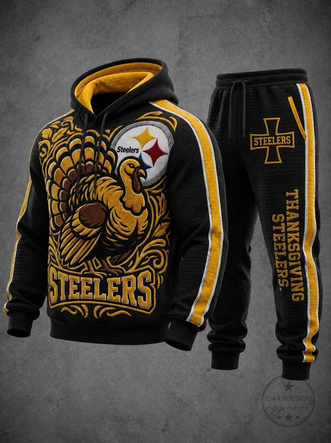 Pittsburgh Steelers Thanksgiving Turkey Football Team Hoodie