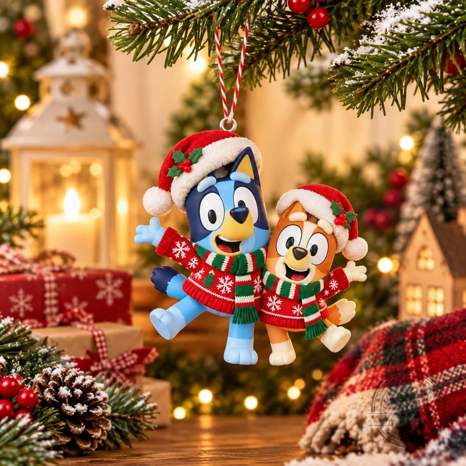 Bluey and Bingo Figure Ornament Christmas 2026