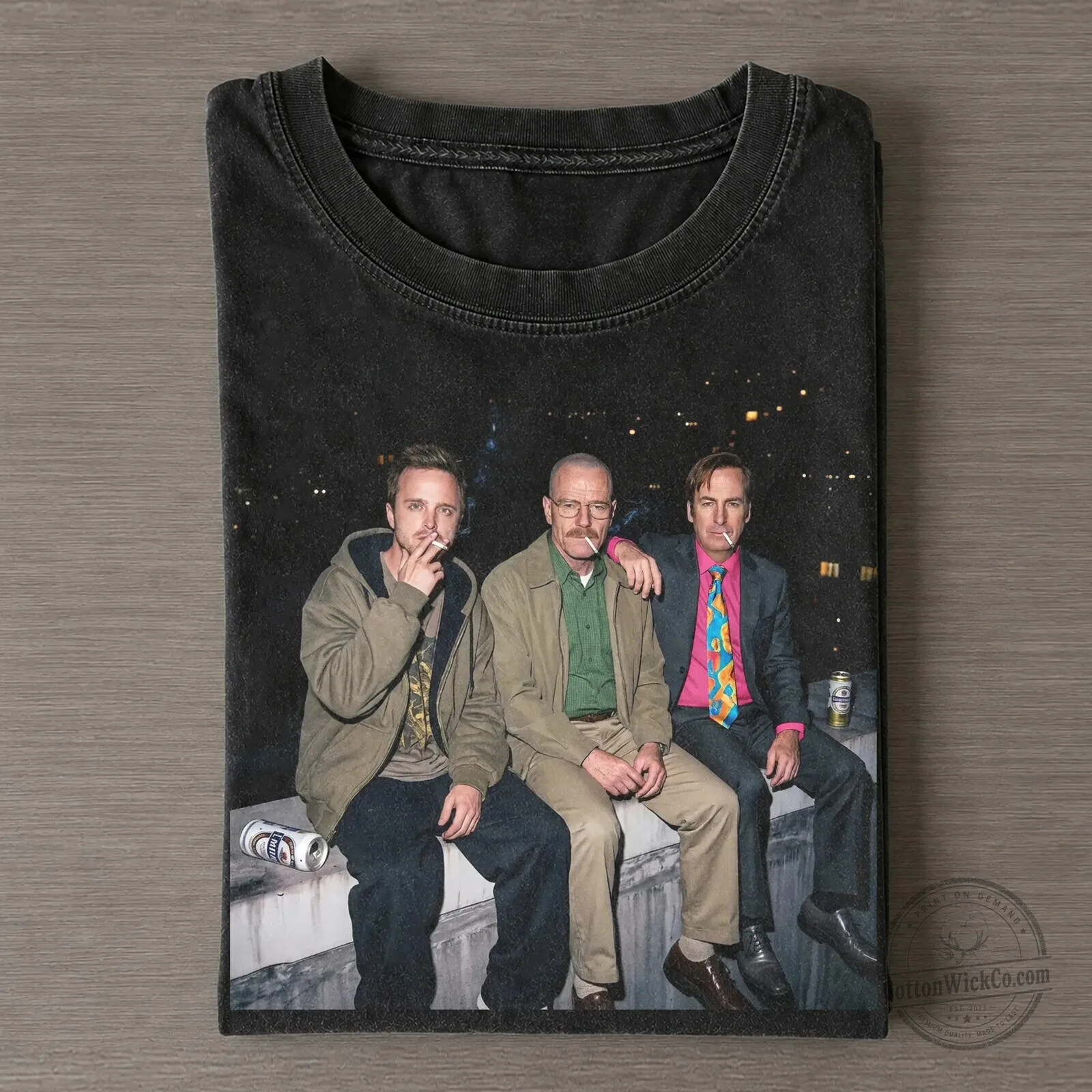 Breaking Bad Walter White Jesse Pinkman Saul Goodman Television Show T-Shirt