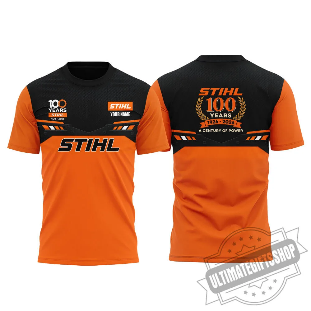 STIHL 100th Anniversary Name A Century of Power Commemorative Shirt 4 STIHL 100th Anniversary Name A Century of Power Commemorative Shirt