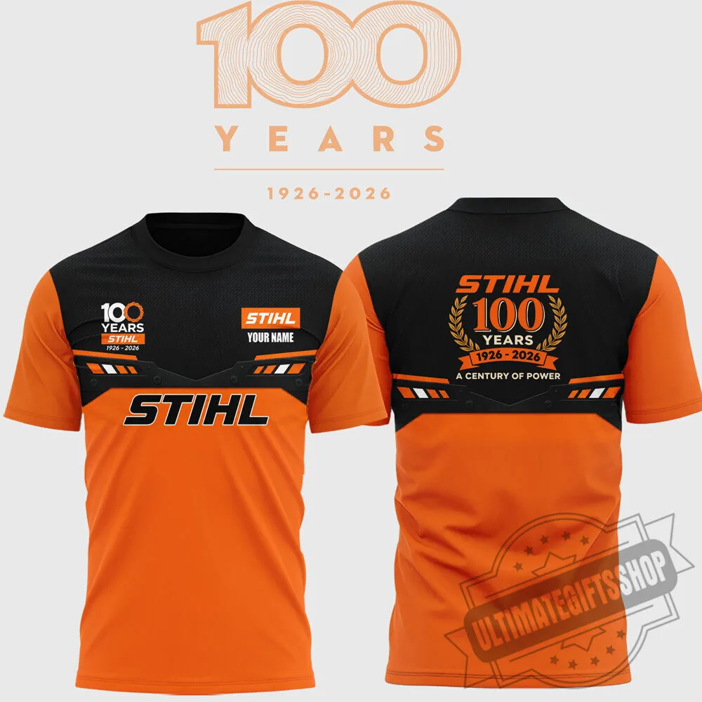 STIHL 100th Anniversary Name A Century of Power Commemorative Shirt 5 STIHL 100th Anniversary Name A Century of Power Commemorative Shirt