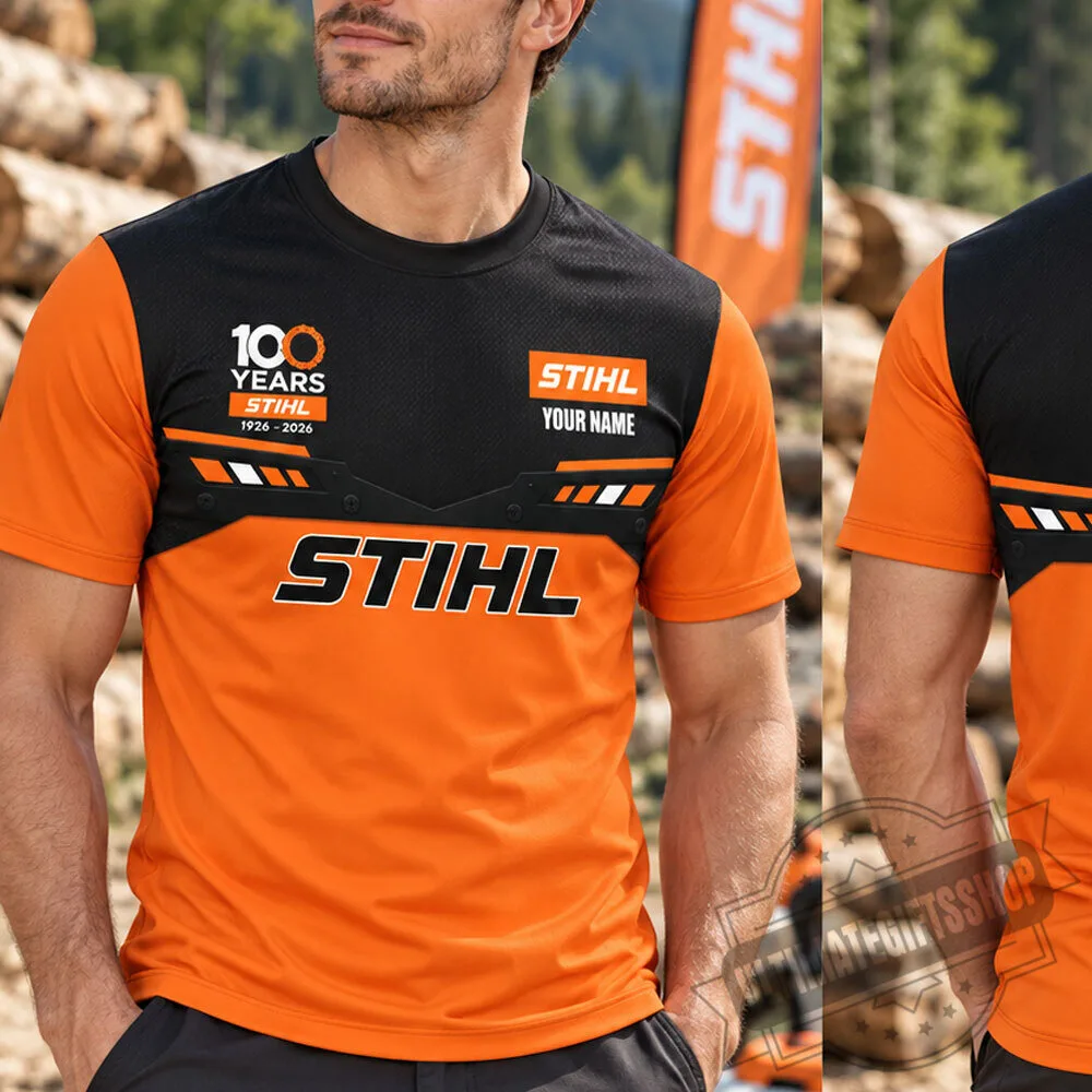 STIHL 100th Anniversary Name A Century of Power Commemorative Shirt 6 STIHL 100th Anniversary Name A Century of Power Commemorative Shirt