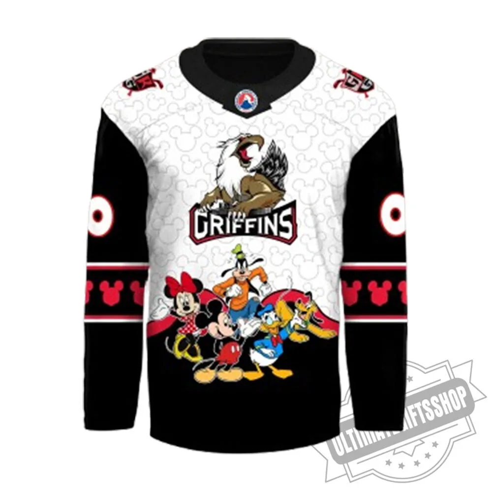 Grand Rapids Griffins x Mickey & Friends Hockey Jersey 3 Grand Rapids Griffins x Mickey & Friends Hockey Jersey