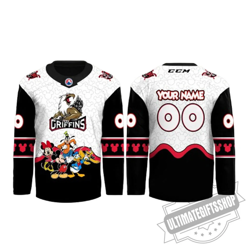 Grand Rapids Griffins x Mickey & Friends Hockey Jersey 4 Grand Rapids Griffins x Mickey & Friends Hockey Jersey