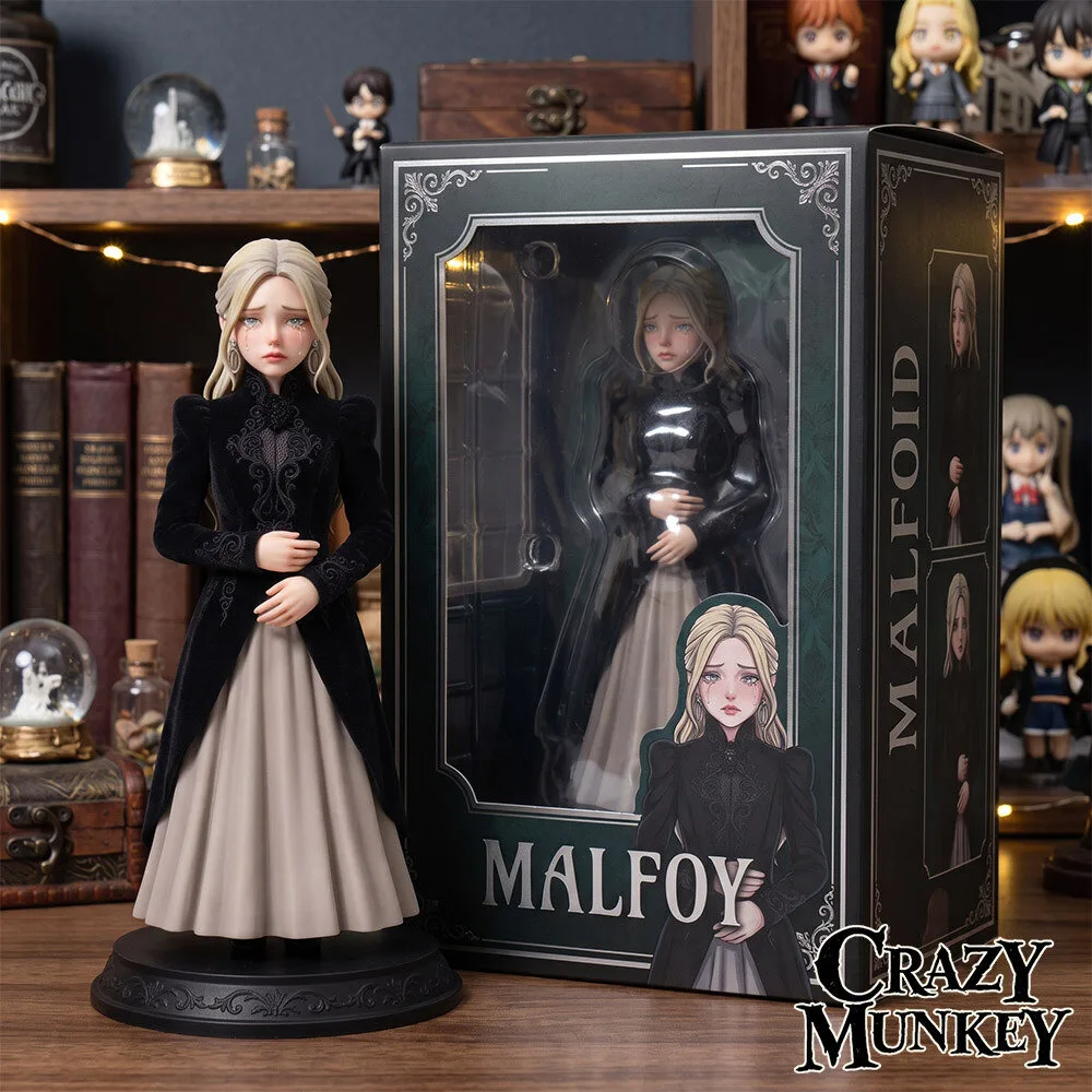 Malfoid Draco Malfoy Gothic Black Dress Display Figure | Collectibles