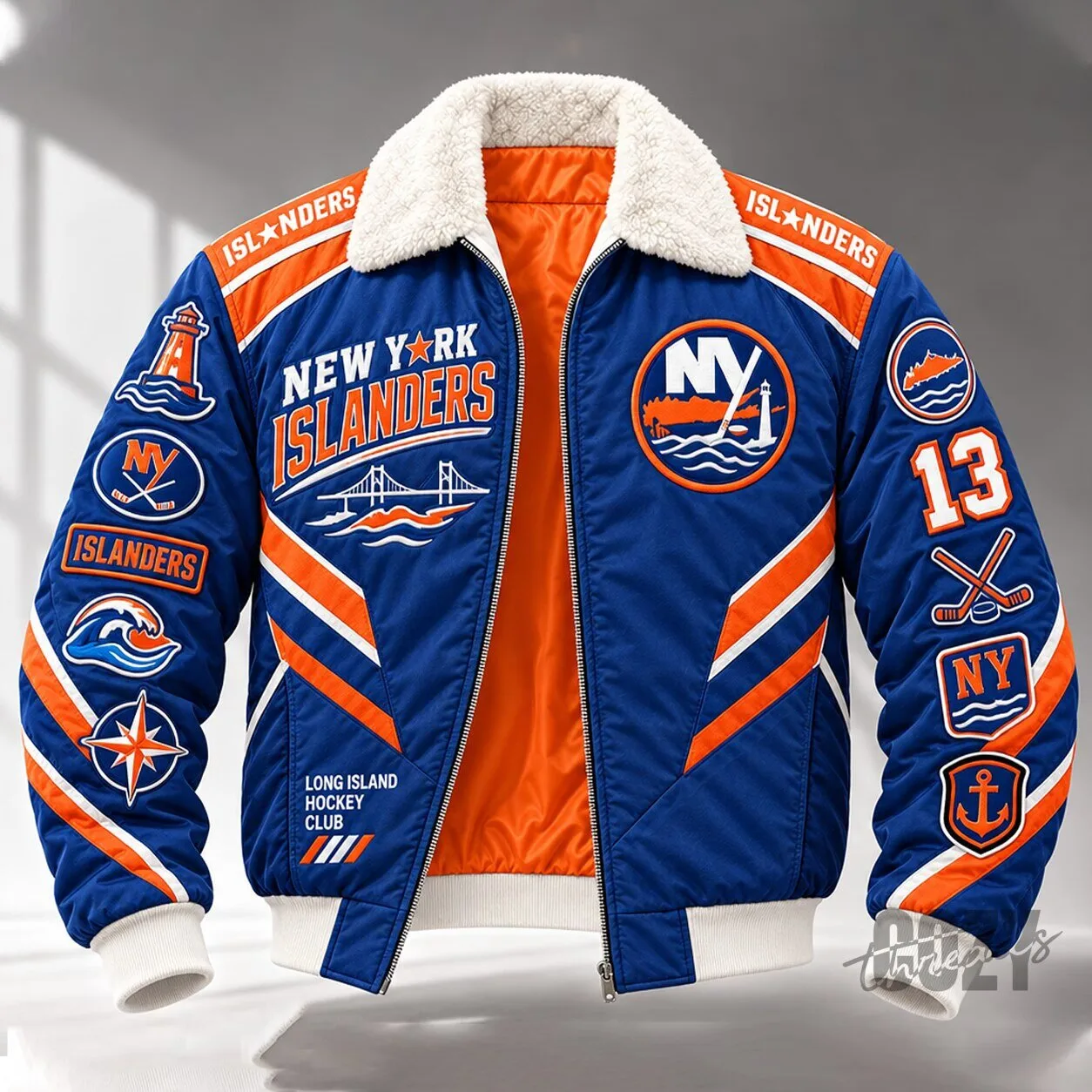 New York Islanders Hockey Club Bomber Jacket