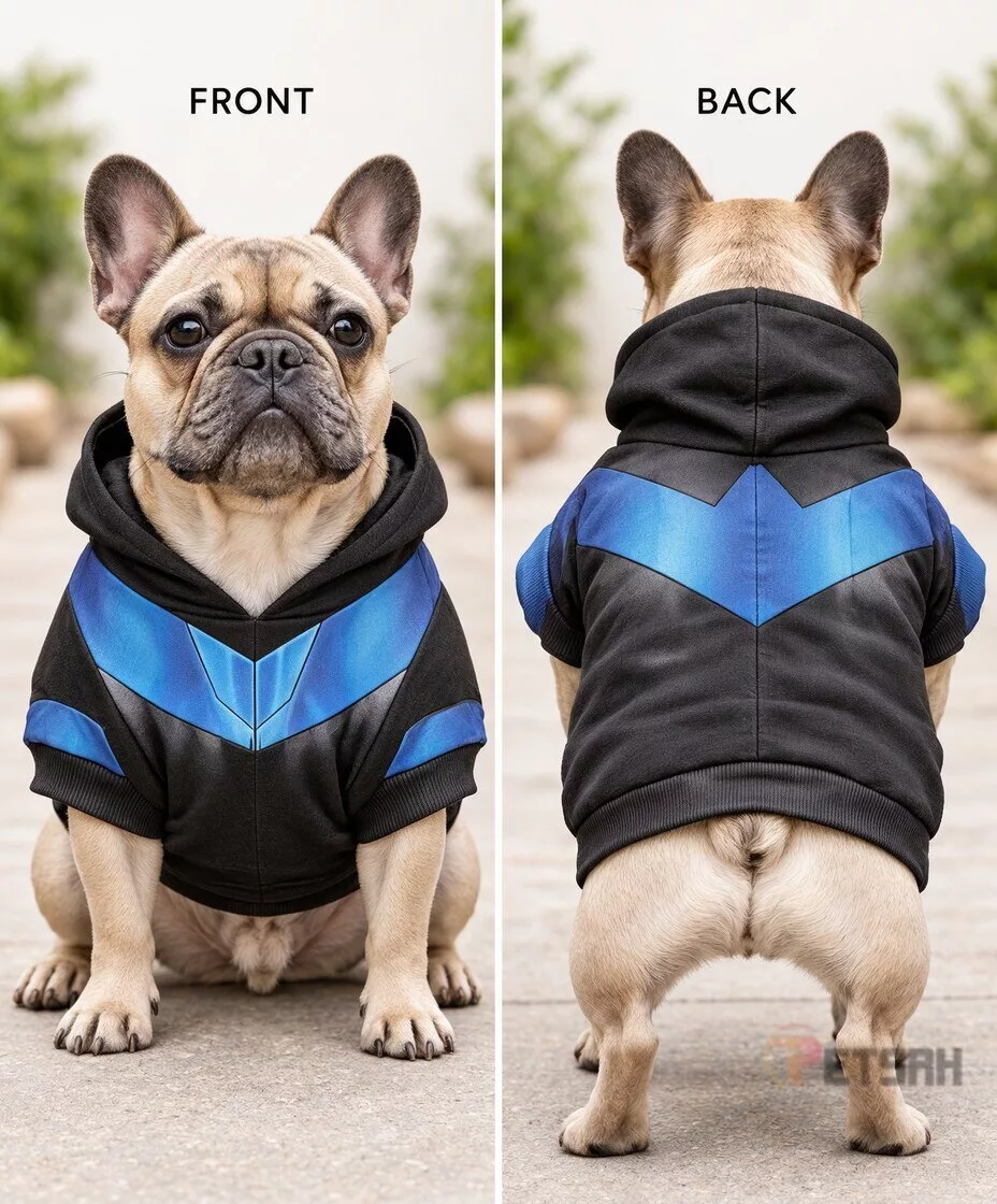 Dick Grayson 2026 Nightwing Cosplay Costume Halloween Pet Hoodie