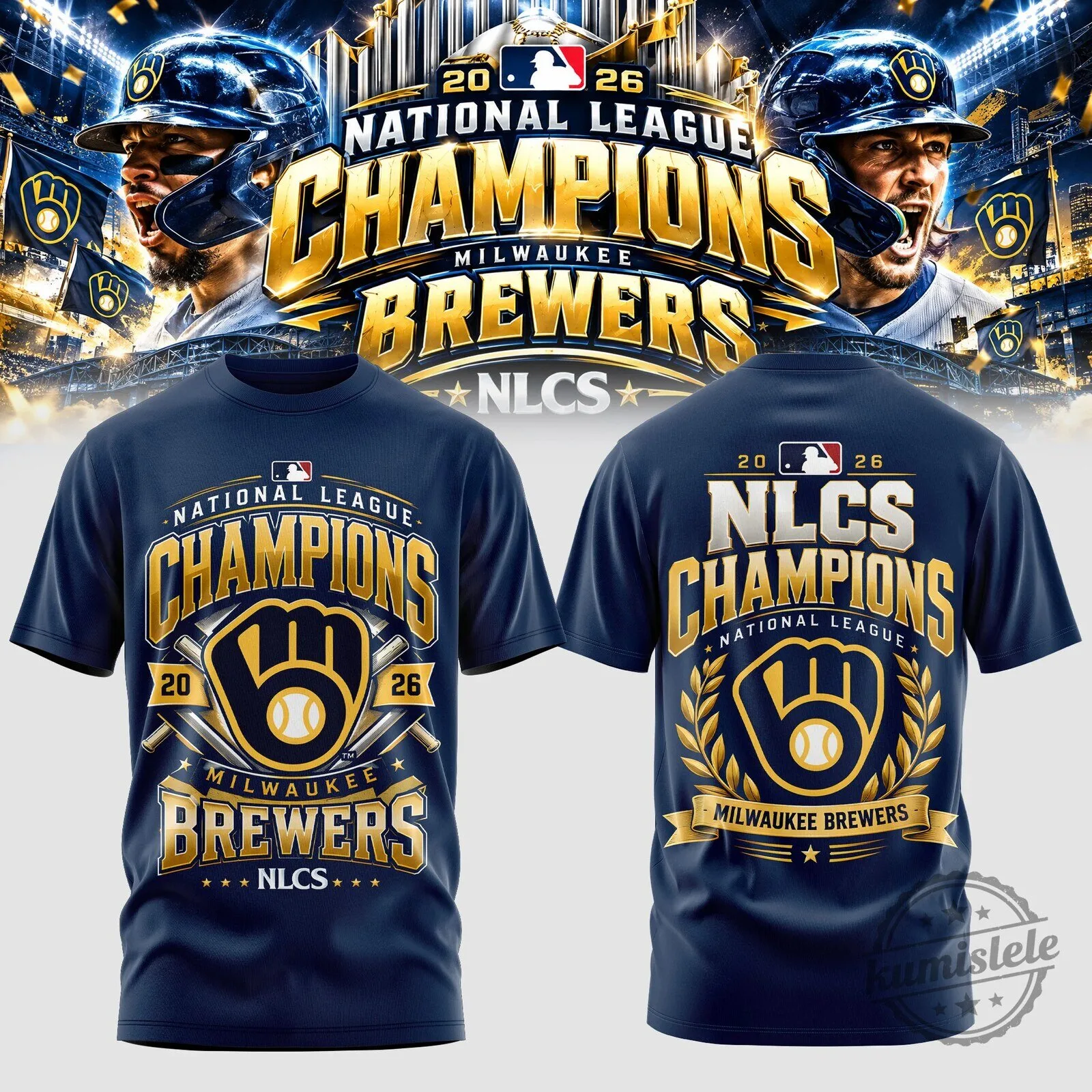 Milwaukee Brewers 2026 National League Champions NLCS T-Shirt