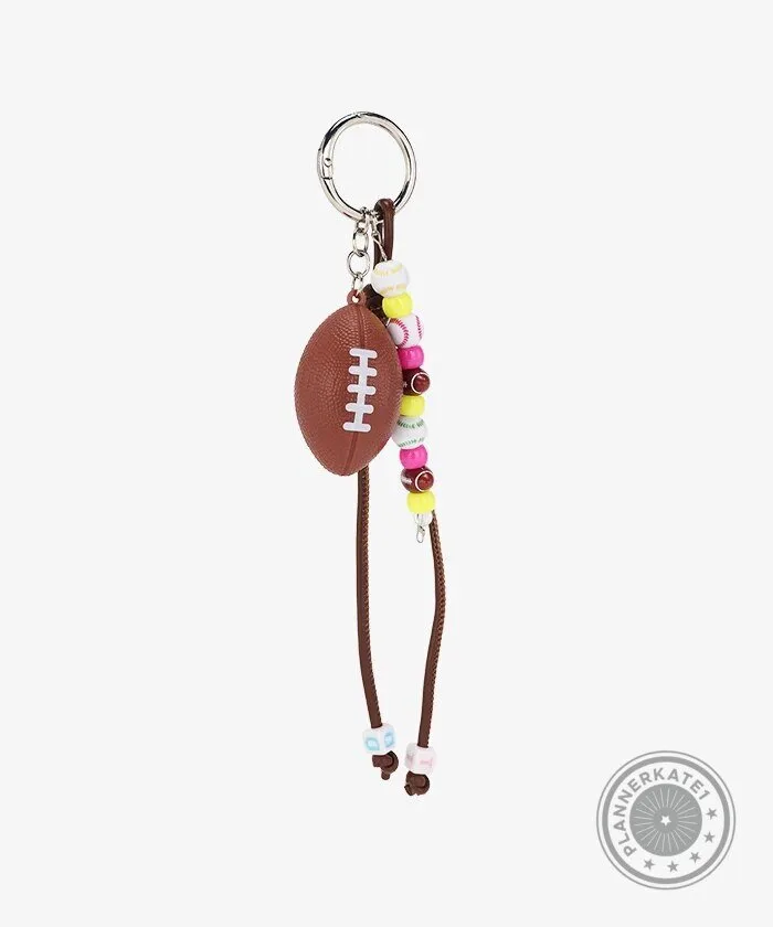 Football Sports Theme Beaded Rope Keychain 18 Football Sports Theme Beaded Rope Keychain
