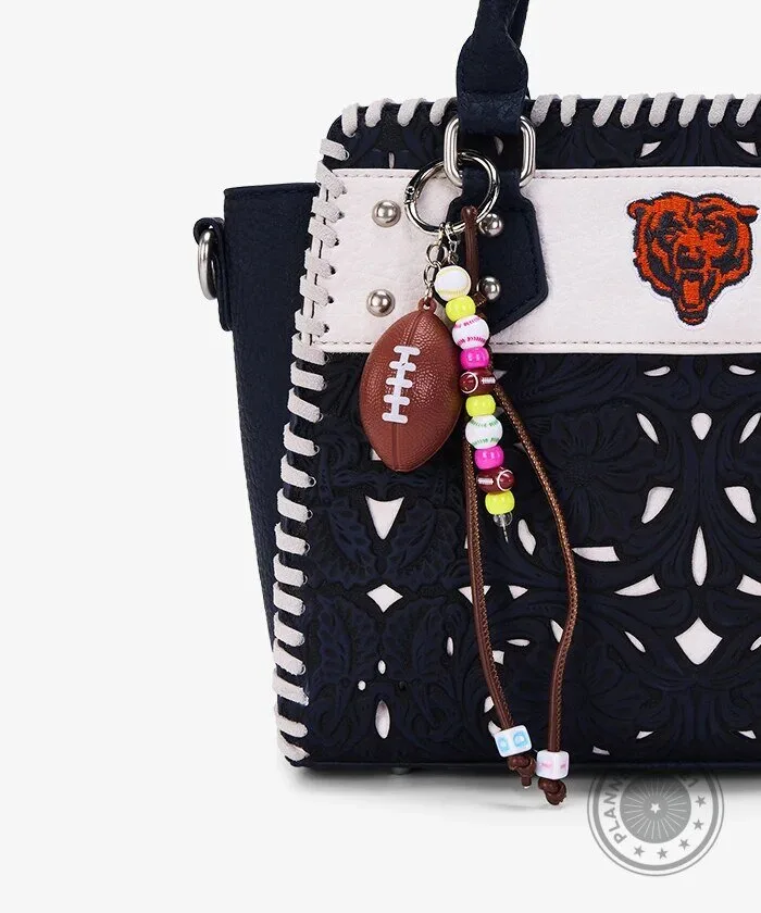 Football Sports Theme Beaded Rope Keychain 19 Football Sports Theme Beaded Rope Keychain