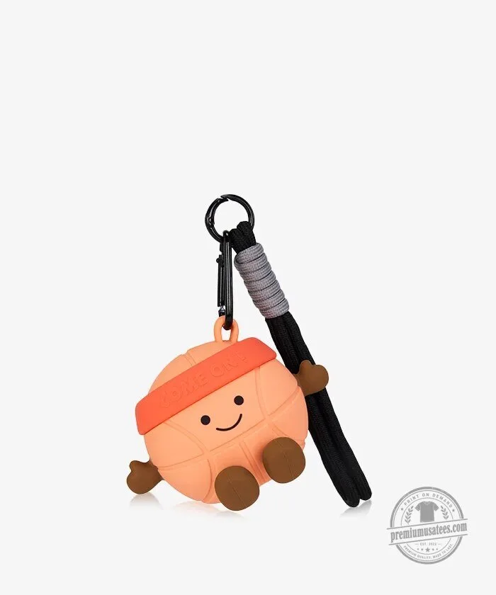 Cute Basketball Come On Cartoon Character Keychain Bag Charm Accessory