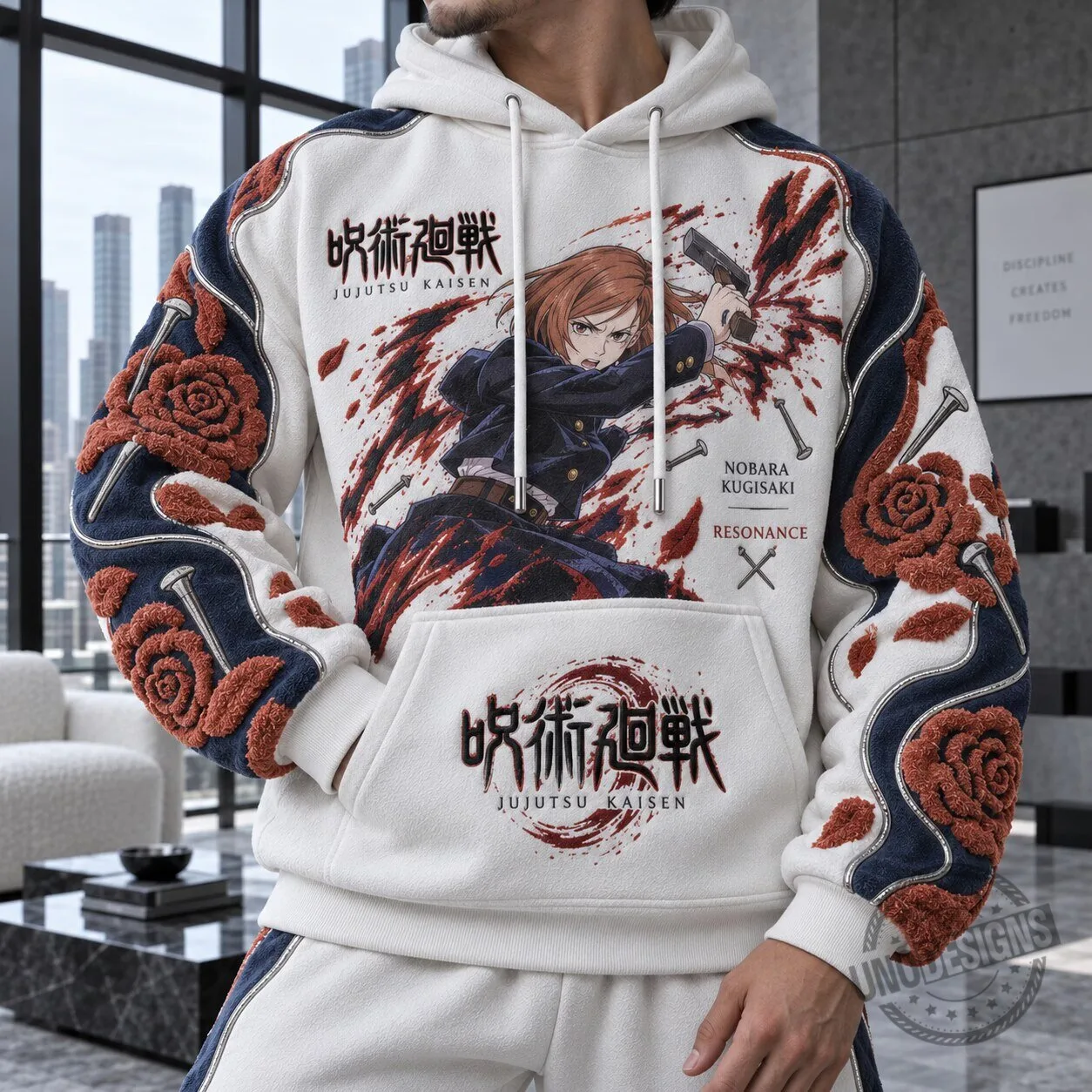 Jujutsu Kaisen Nobara Kugisaki Resonance Anime Hoodie
