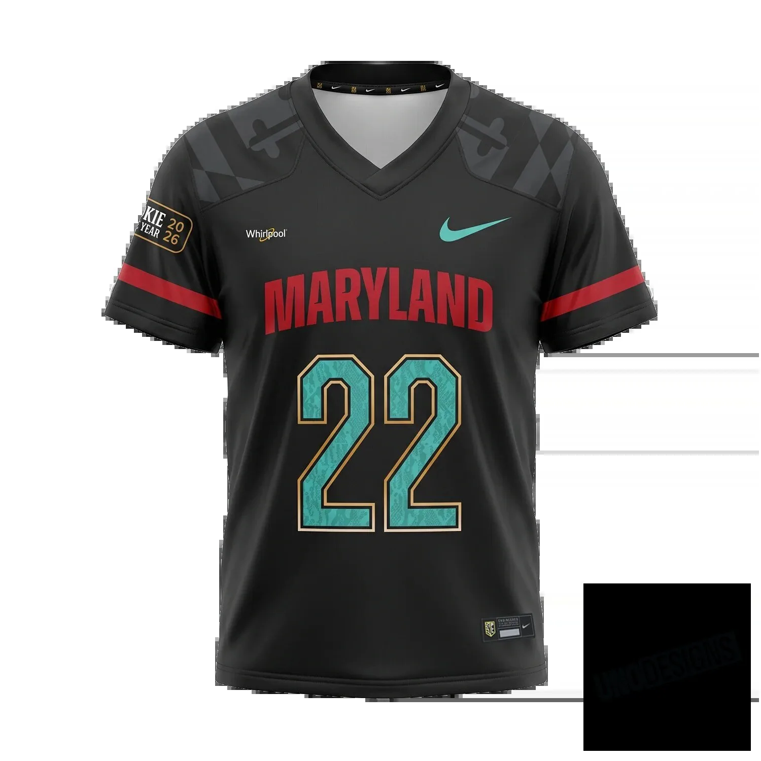 Maryland Whipsnakes Joey Spallina 2026 Rookie of the Year Lacrosse Jersey