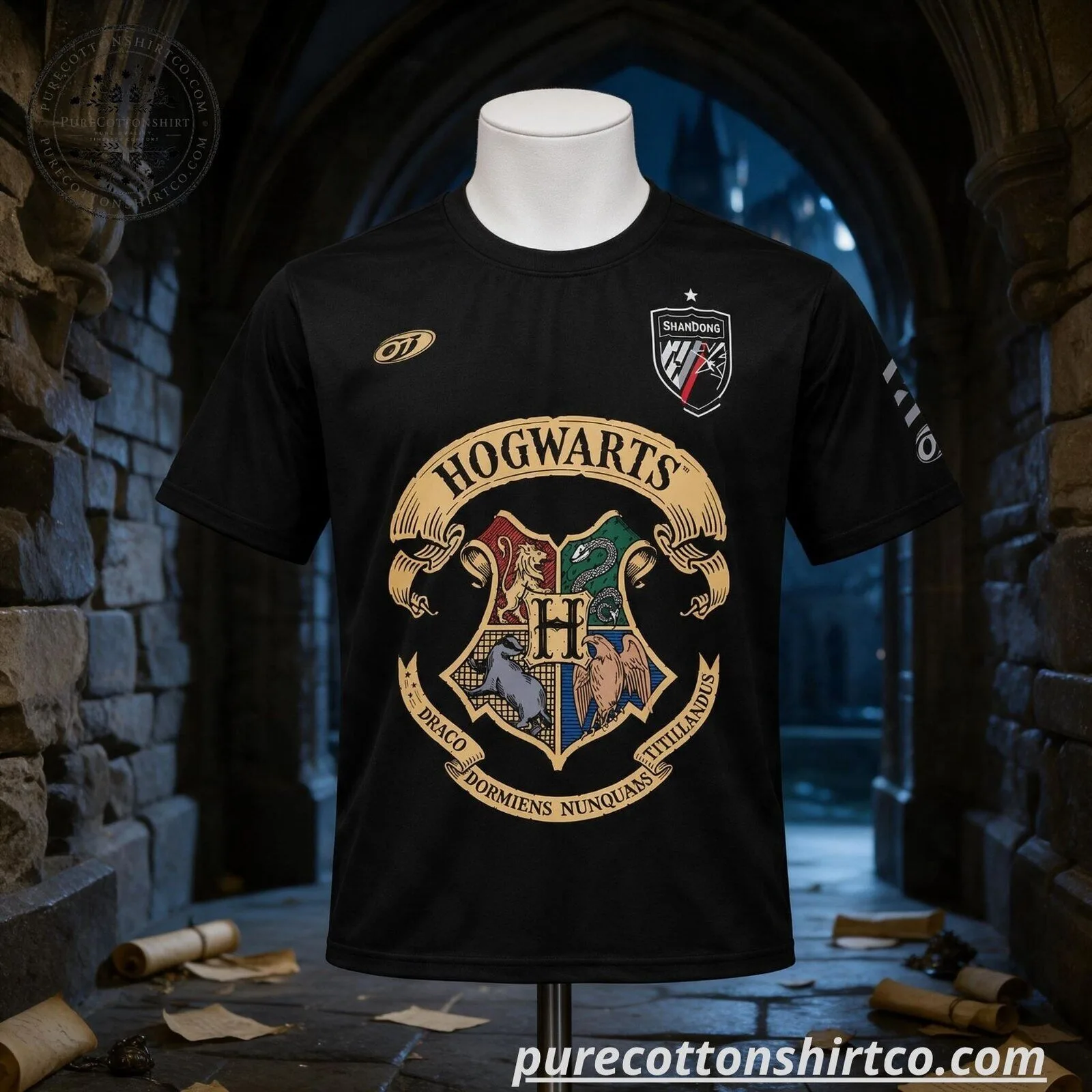 Harry Potter Hogwarts Crest Soccer Jersey 7 Harry Potter Hogwarts Crest Soccer Jersey