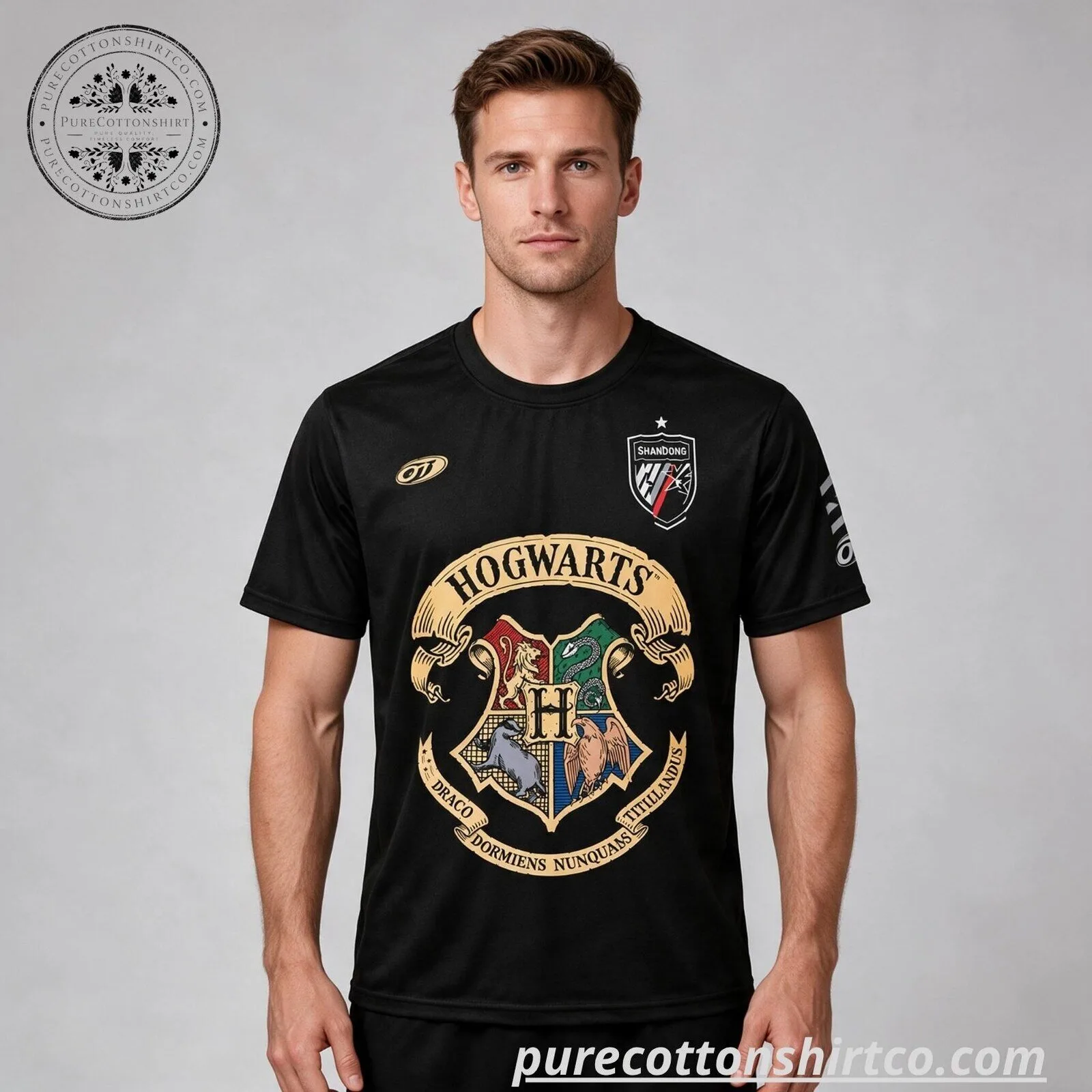 Harry Potter Hogwarts Crest Soccer Jersey 9 Harry Potter Hogwarts Crest Soccer Jersey