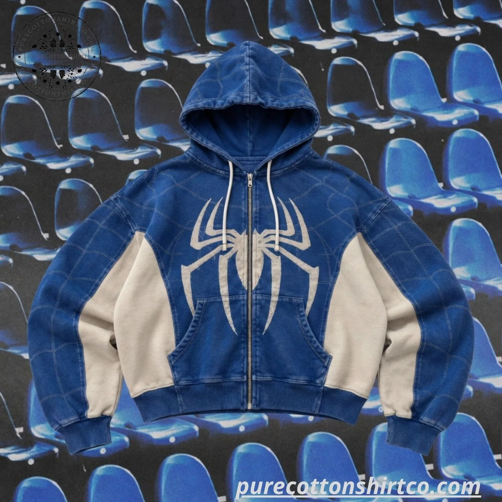 DODGERS x Spider Graphic Full Zip Hoodie