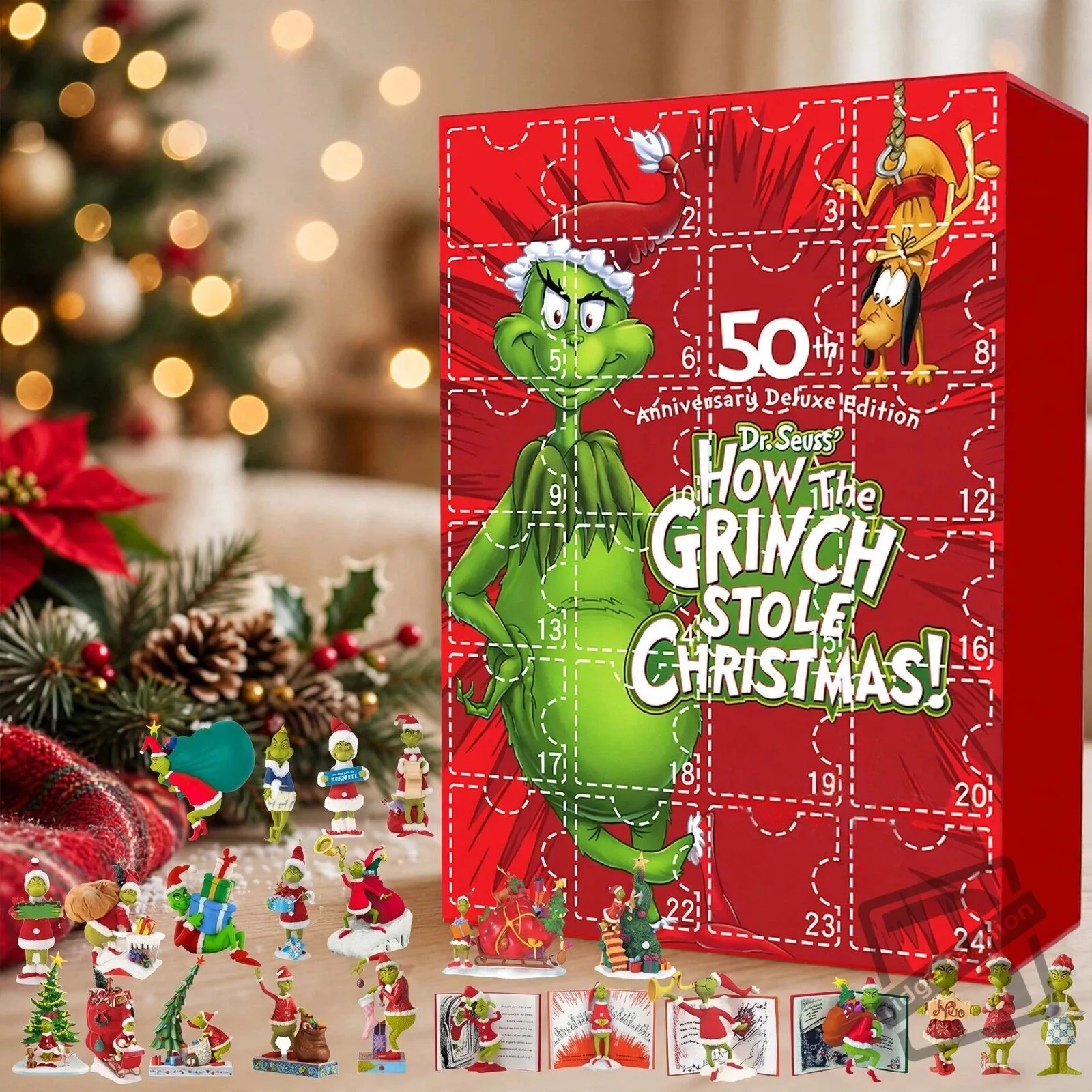 Grinch Advent Calendar 2026 - 24 Days Christmas Countdown