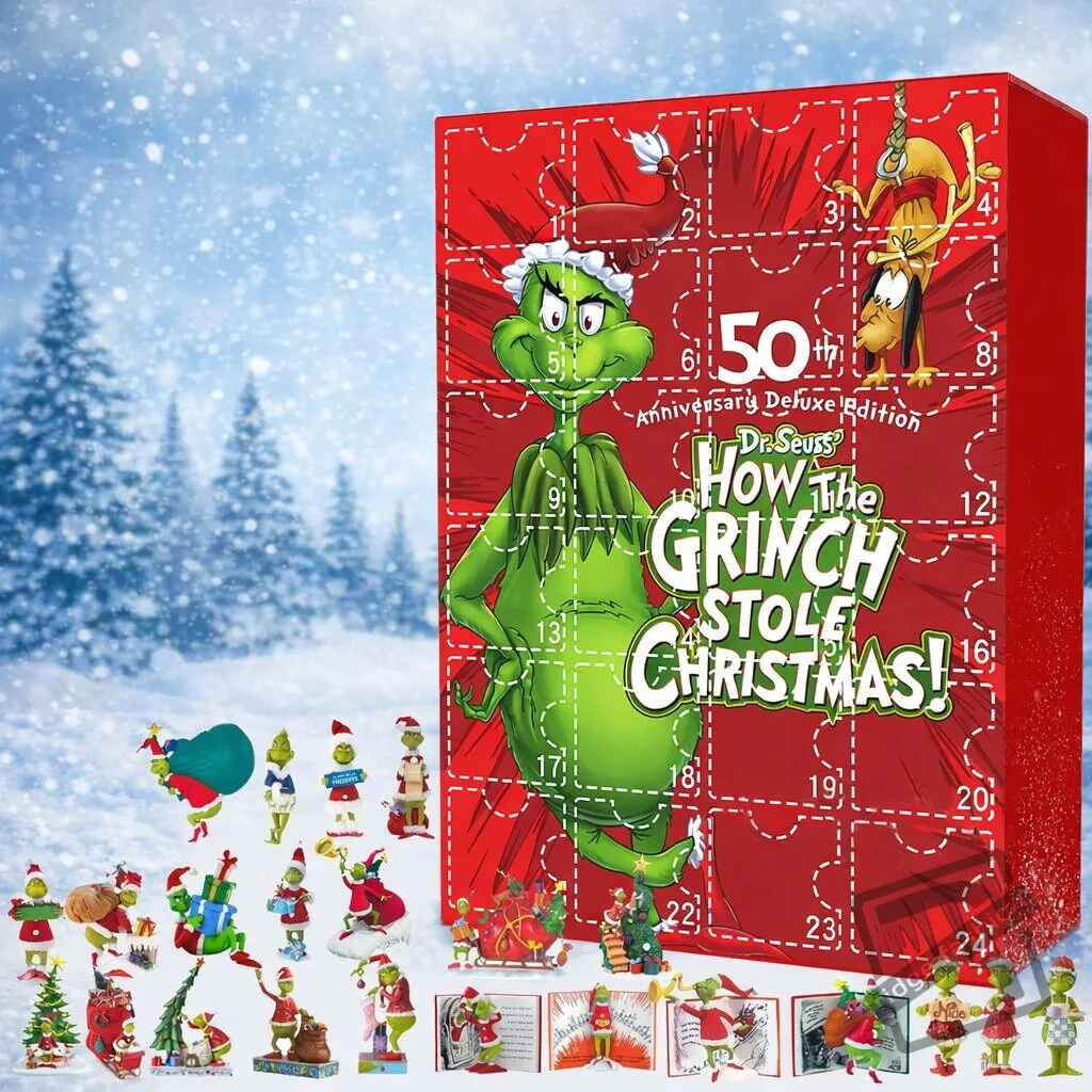 Grinch Advent Calendar 2026 - 24 Days Christmas Countdown 5 Grinch Advent Calendar 2026 - 24 Days Christmas Countdown product view