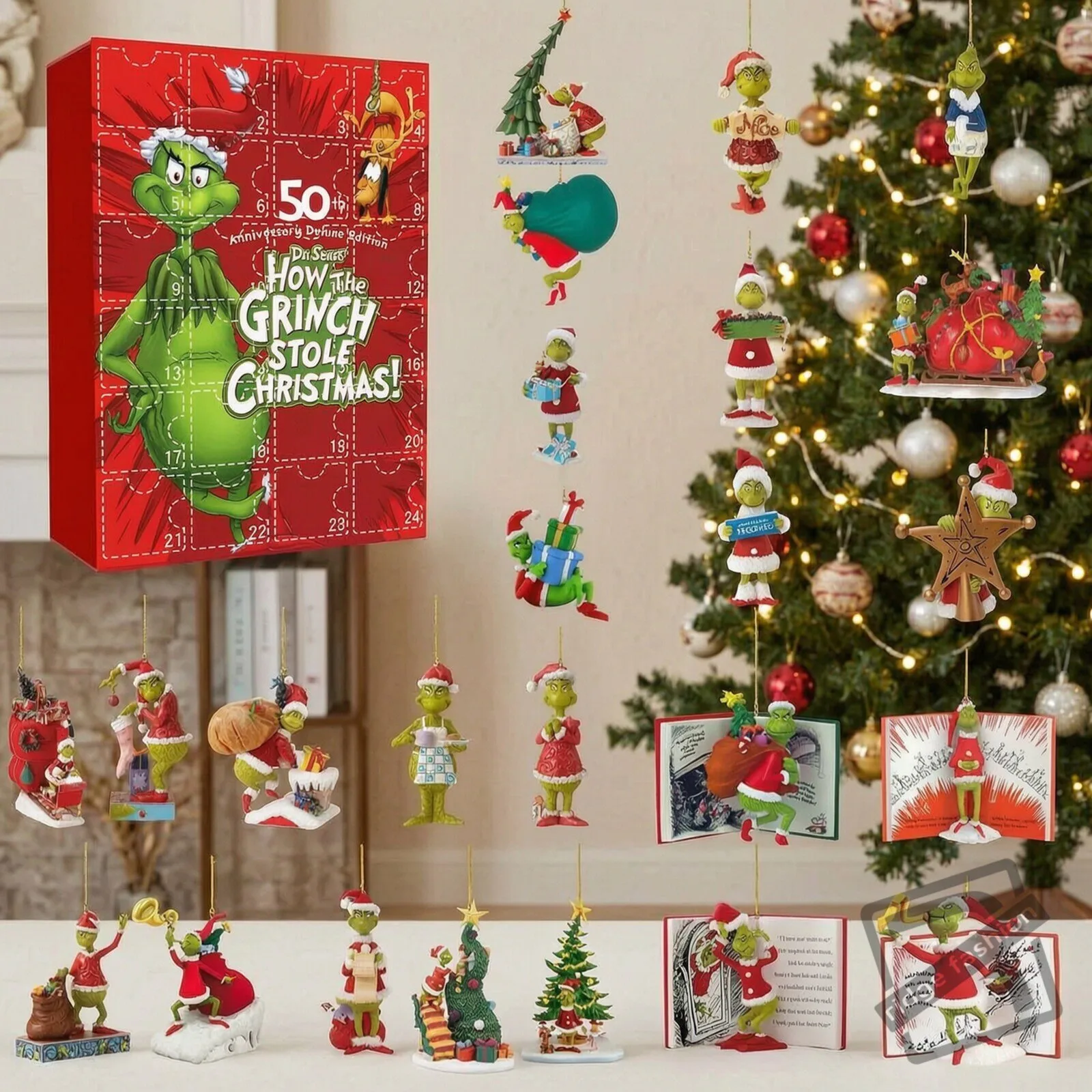 Grinch Advent Calendar 2026 - 24 Days Christmas Countdown 7 Grinch Advent Calendar 2026 - 24 Days Christmas Countdown product view