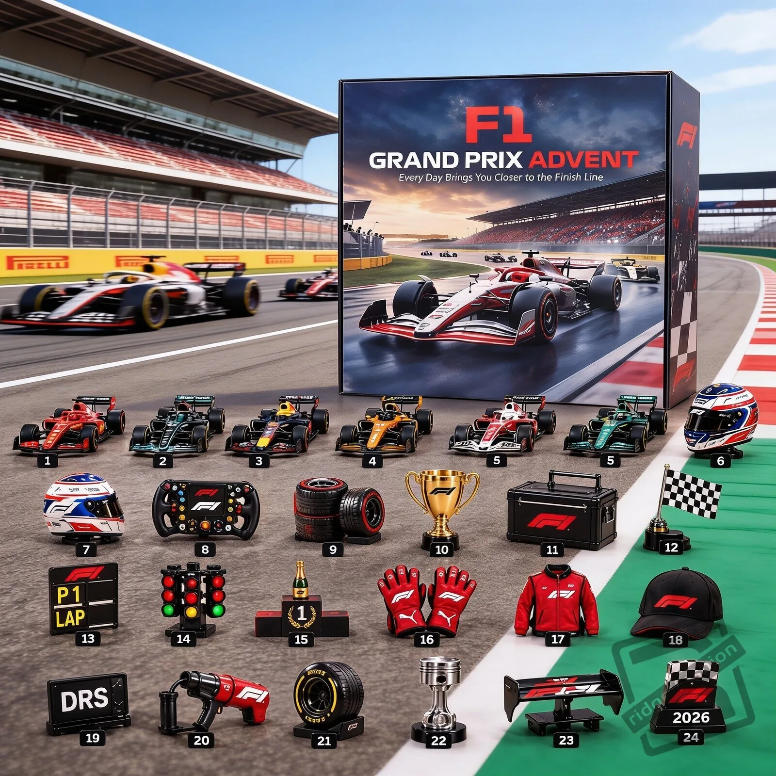 F1 Grand Prix Advent Calendar 2026 – 24 Days Formula 1 Collectibles Set 5 F1 Grand Prix Advent Calendar 2026 – 24 Days Formula 1 Collectibles Set product view