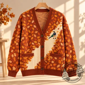 Leaf Blower Autumn Leaves Funny Knit Cardigan Sweater 2026 For Sale 4 Leaf Blower Autumn Leaves Funny Knit Cardigan Sweater 2026 For Sale