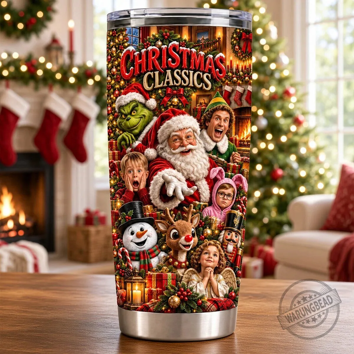 Christmas Classics Holiday Characters Stainless Steel Insulated Tumbler