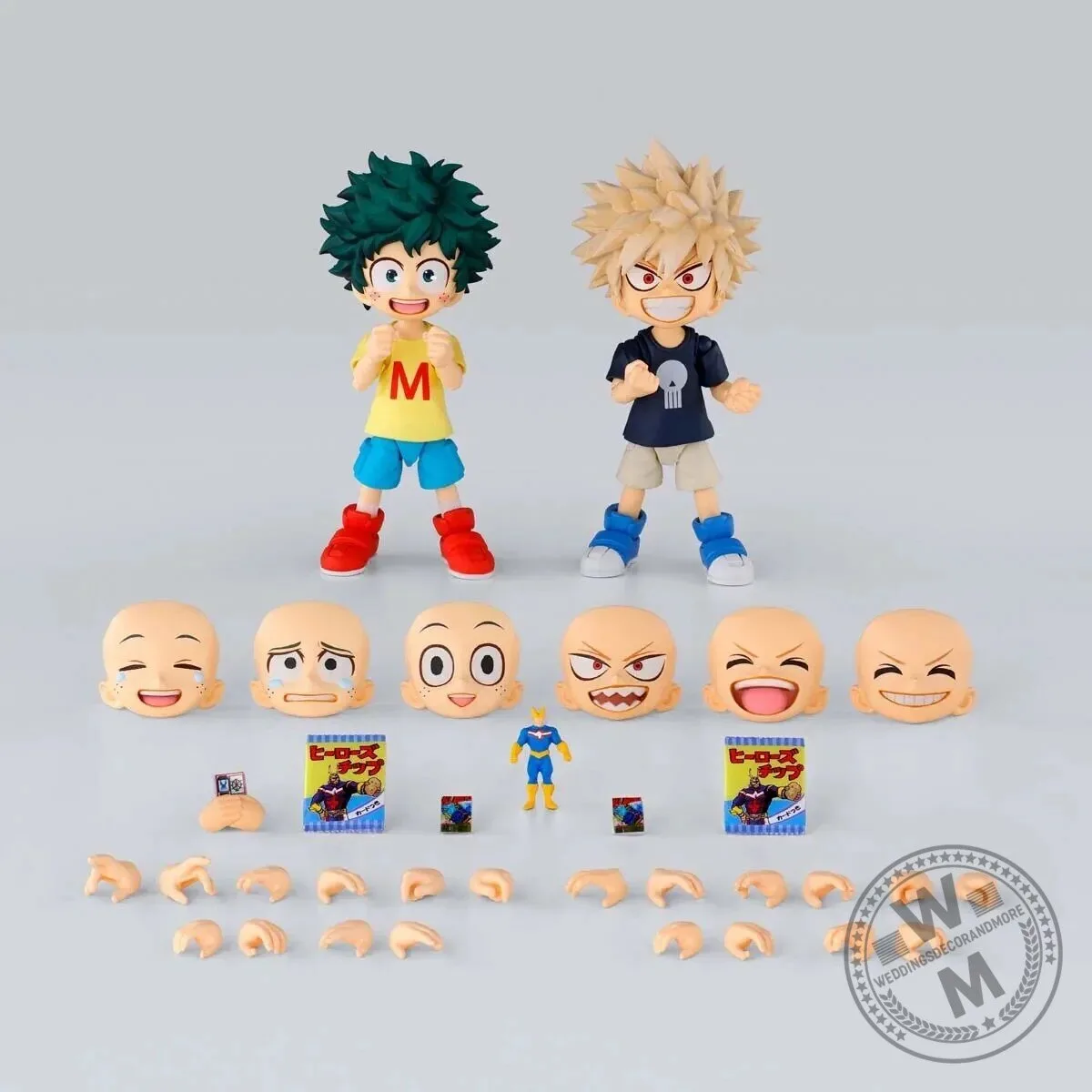 My Hero Academia Izuku Midoriya and Katsuki Bakugo Childhood Action Figure Set 24 My Hero Academia Izuku Midoriya and Katsuki Bakugo Childhood Action Figure Set